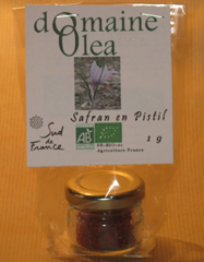 Safran du  Domaine Olea