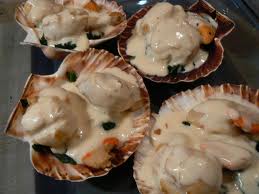 Coquilles Saint-Jacques au safran