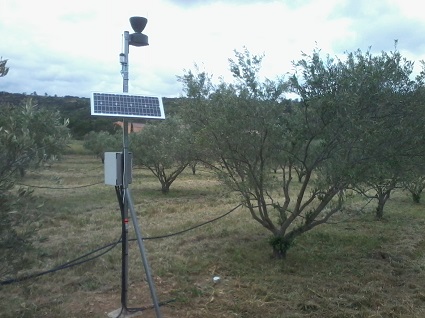 Nouvelle station météo dans le verger de La Grave