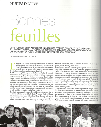 Article Terre de vins